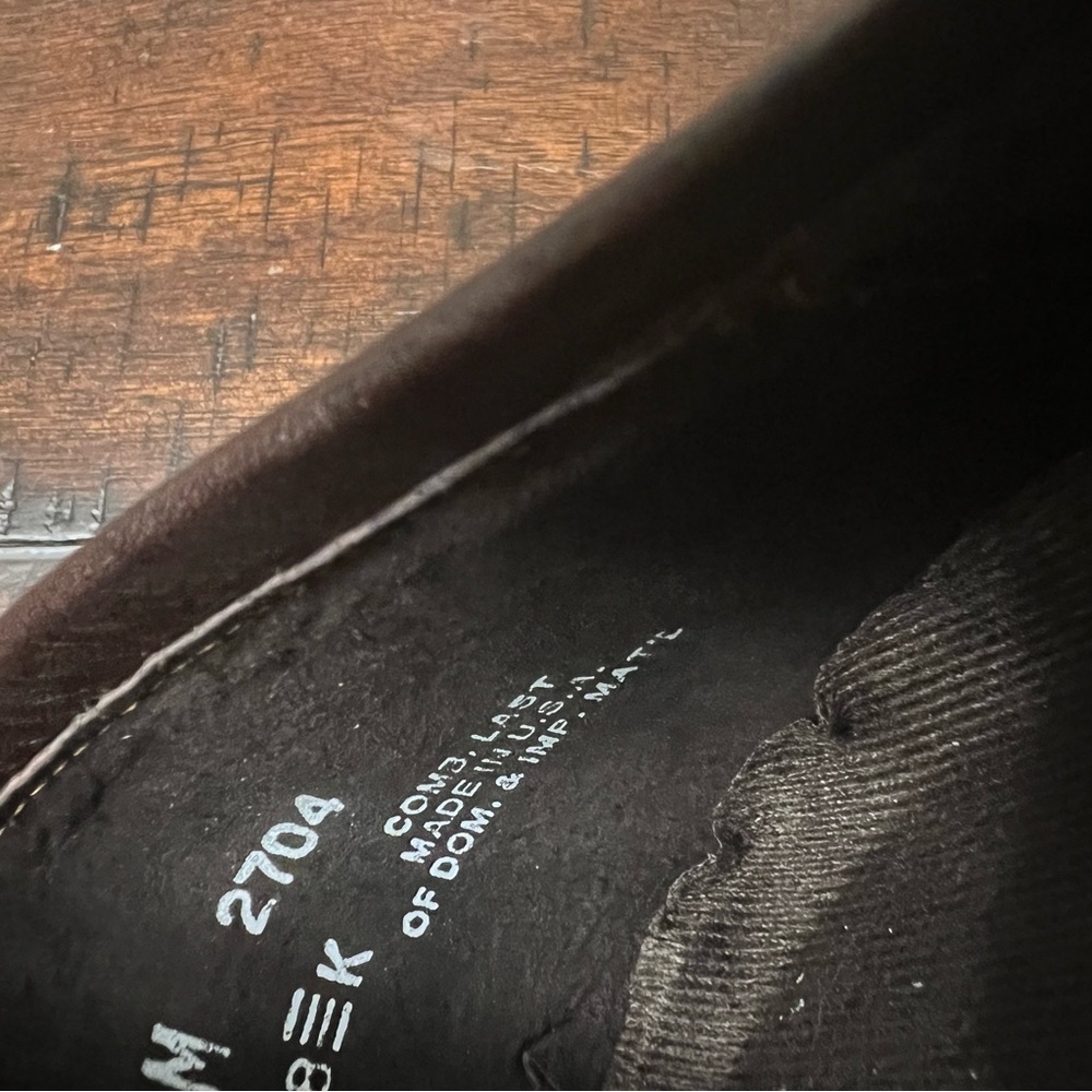 Munro American Ascot Bronze Leather Shoes Sz 14 - Picture 9 of 10